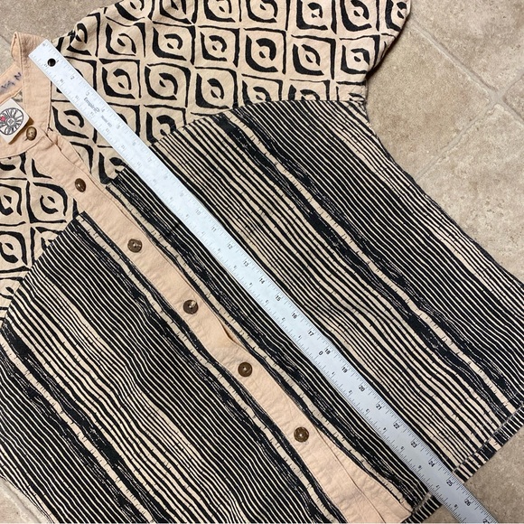 Produce Company Shirt Button-Down L Measurement ‘90s VTG USA Brown - Picture 2 of 6